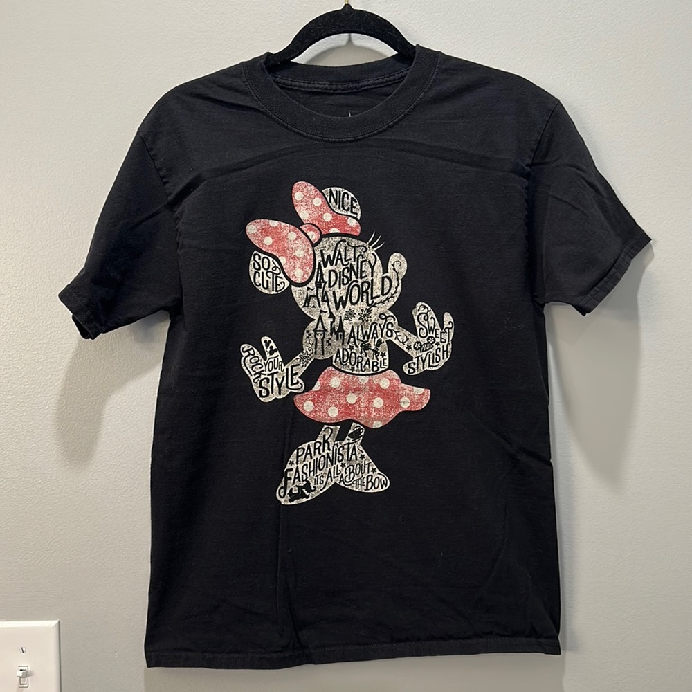 Disney Minnie Tee Shirt Ladies Sz M